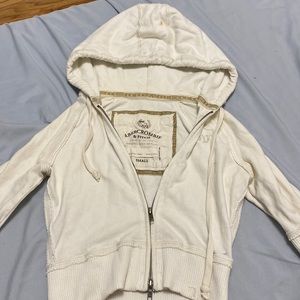 Abercombie & Fitch Short Sleeve Zip Up Hoodie